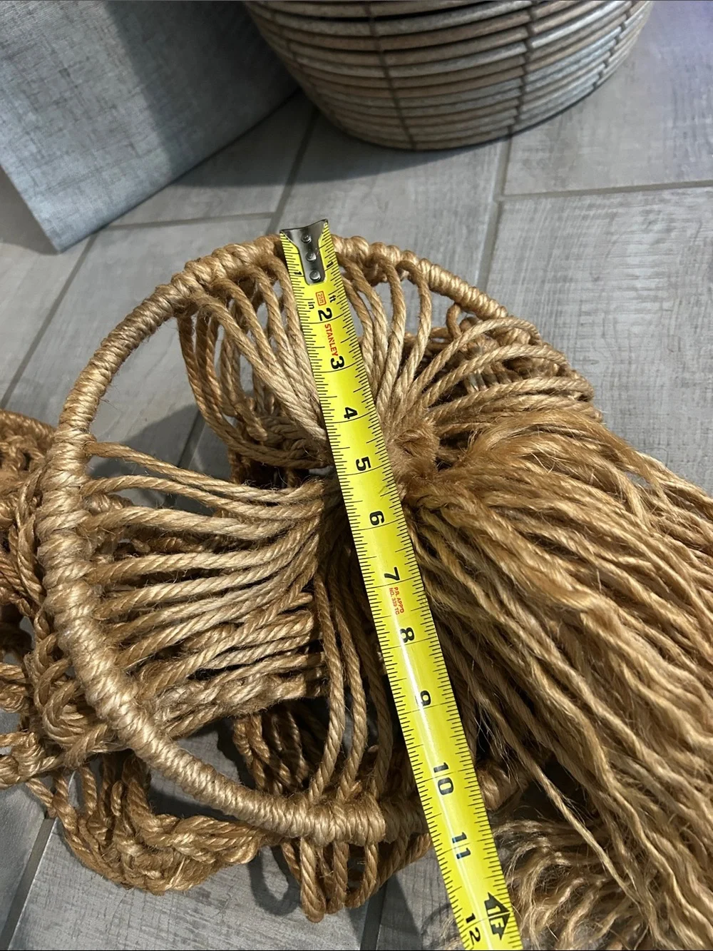 Handmade jute Macrame plant hanger